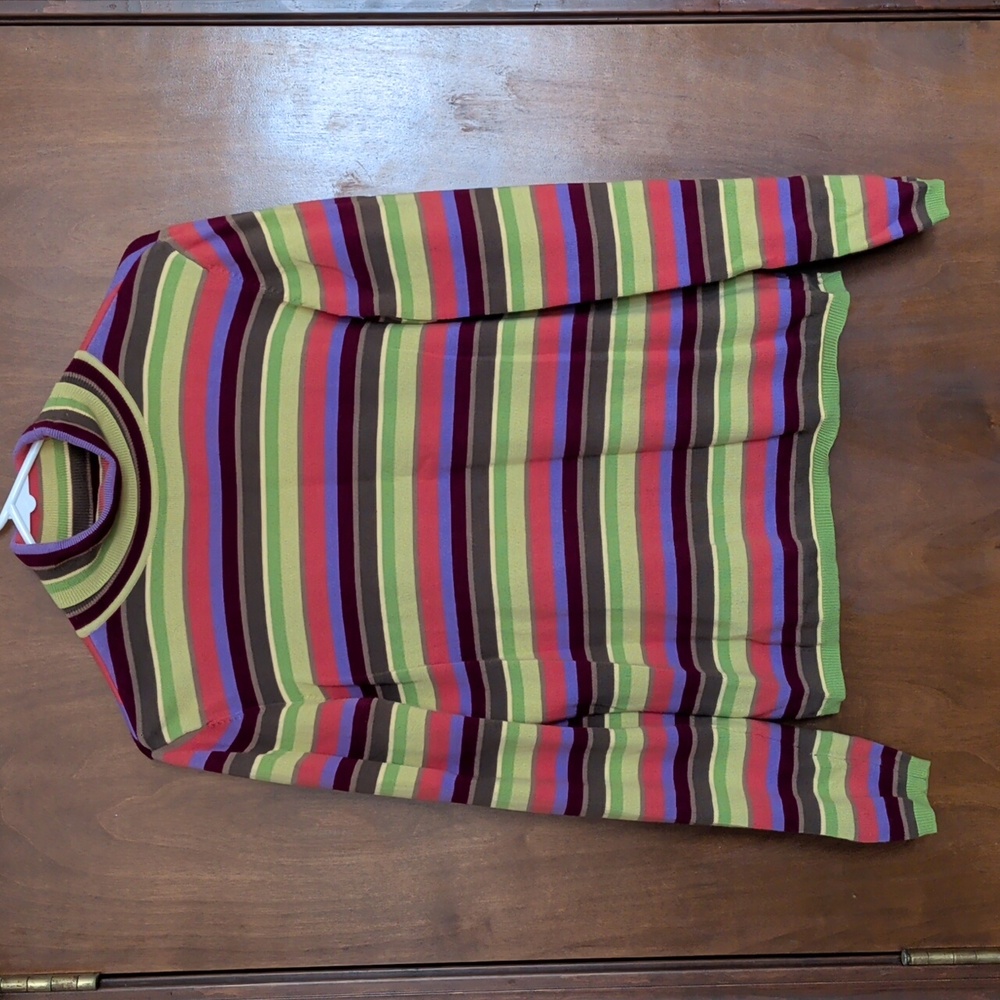 Talbots Striped Long Sleeve Top Women’s Size Medium 🔥
